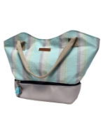 Picture of Hemp Kikoi Zipper Two Tone Bag
