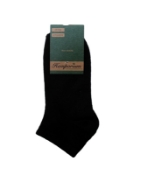 Hemp ankle socks in black