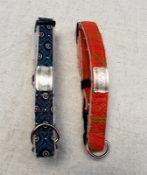 Small Hemp Dog Collar color variants