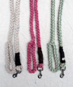 Large Hemp Dog Leads color variants