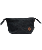 Hemp Mini Toiletry Bag Steel