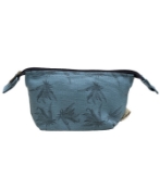 Hemp Mini Toiletry Bag Leaf