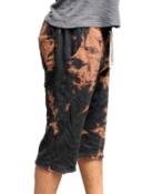 Track Shorts Tie Dye Black