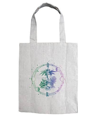 Printed Hemp Shopper Bag