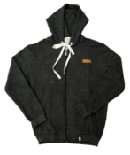 Hemp Fleece jacket Black Melange