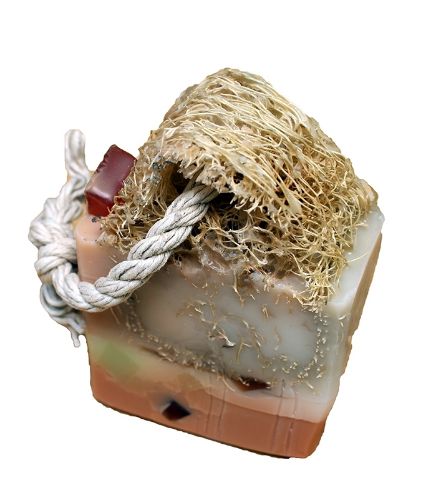 Hemp and African Marula Loofah Soap Bar